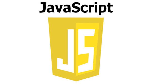 A yellow JavsScript logo